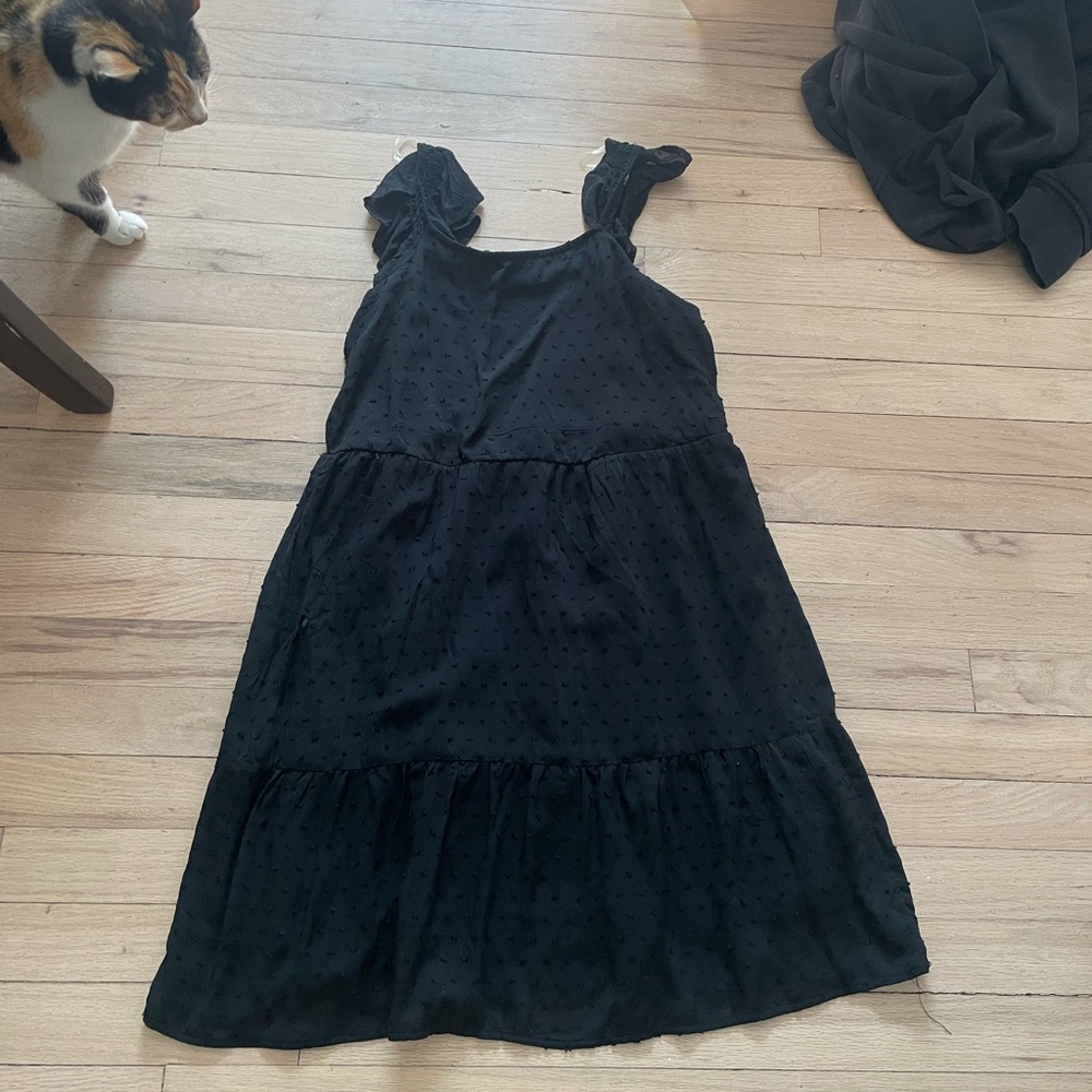 Cat and jack black girls large dress